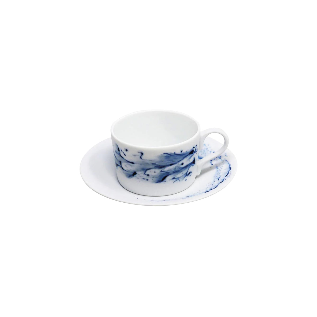 BLUE IMPRESSION - Pair of Tea Cups