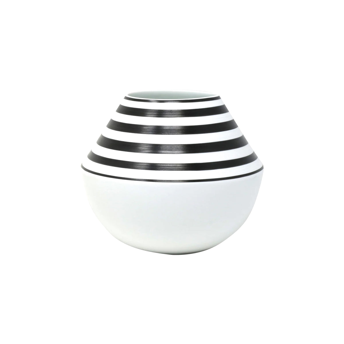 HEMISPHERE Striped Black Bakelite - Vase, small