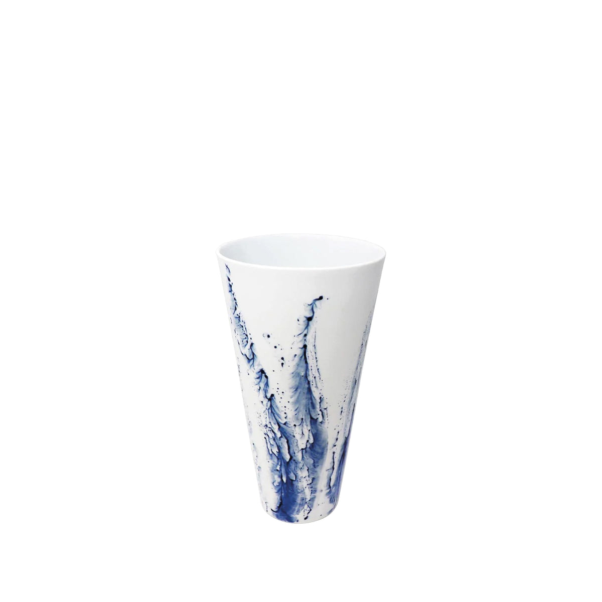 BLUE IMPRESSION - Straight vase, small