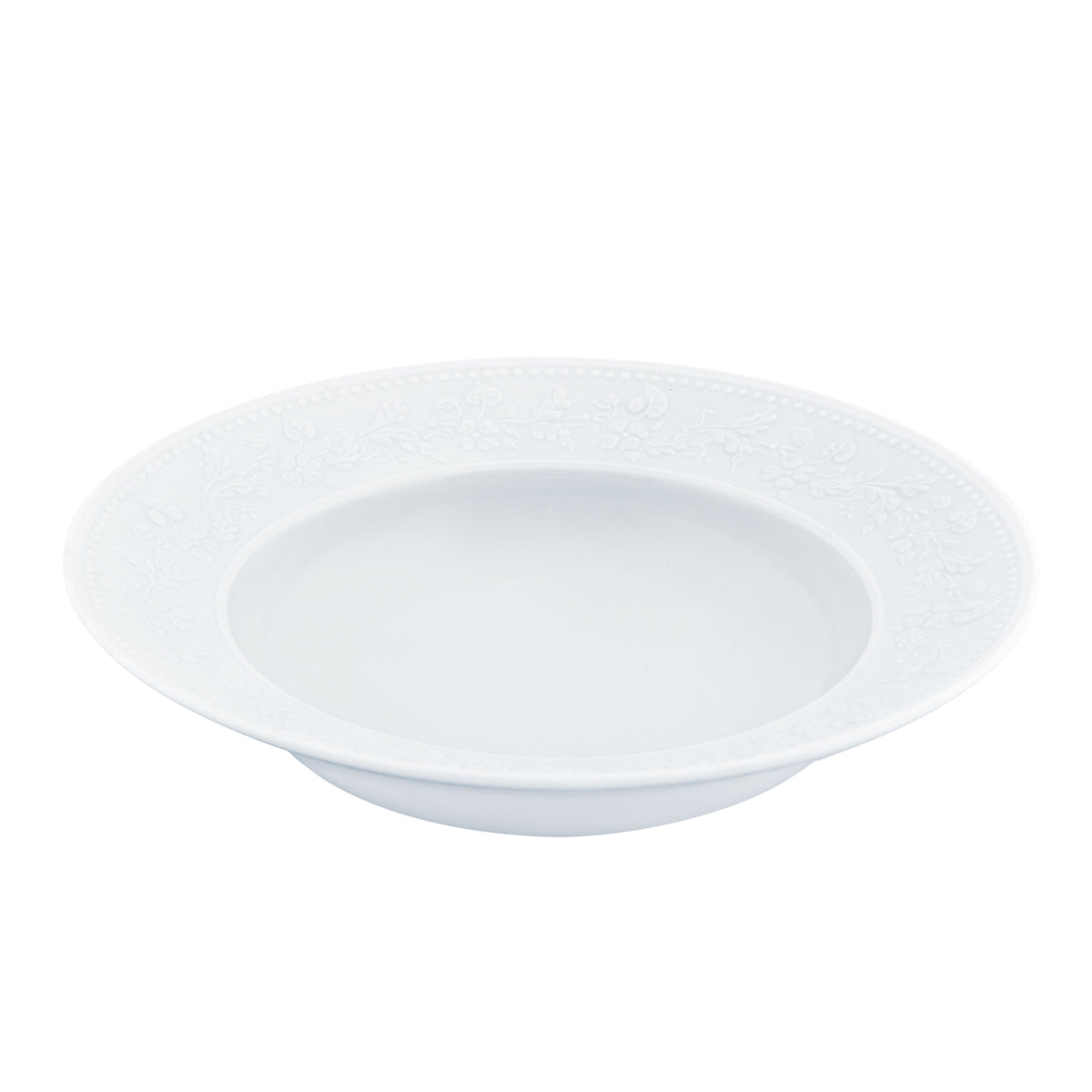 GEORGIA White - MM wing soup plate