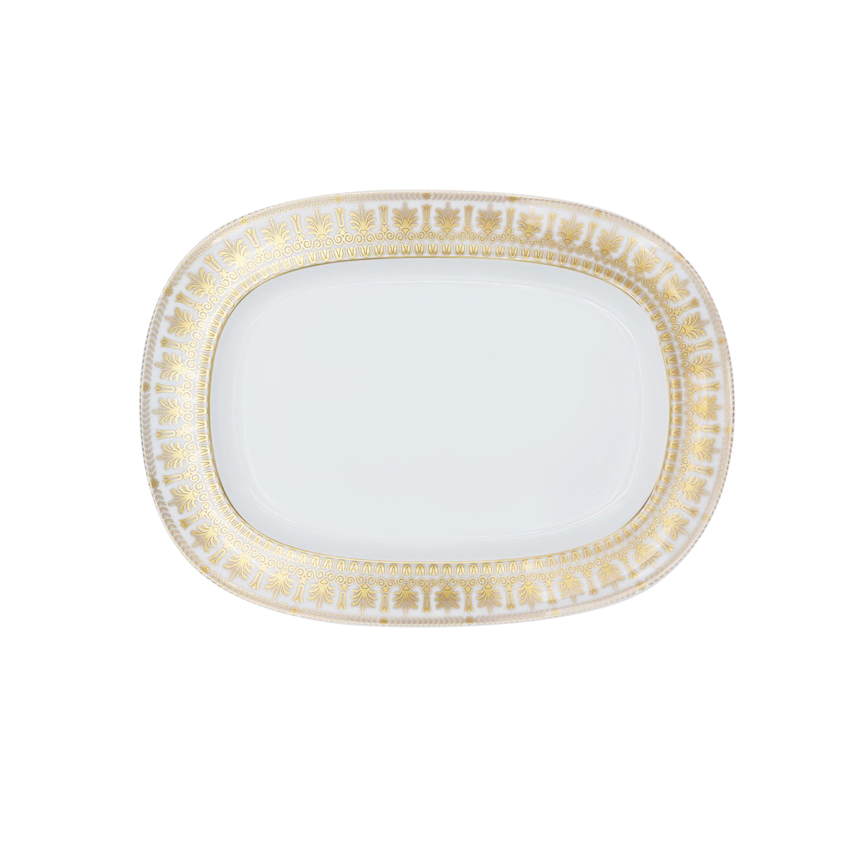 Gold EMPIRE - Oval platter, large