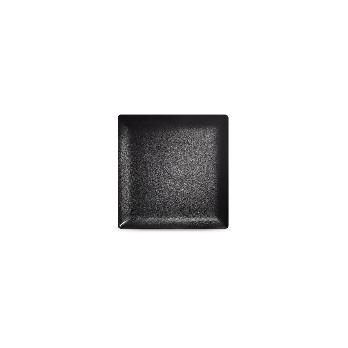 NOIR PAILLETÉ - Square plate 12 cm