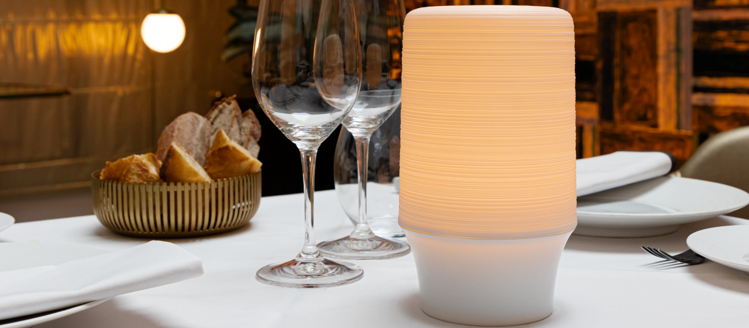Quand la Porcelaine de Limoges s’illumine grâce à la technologie sans fil Voltra Lighting