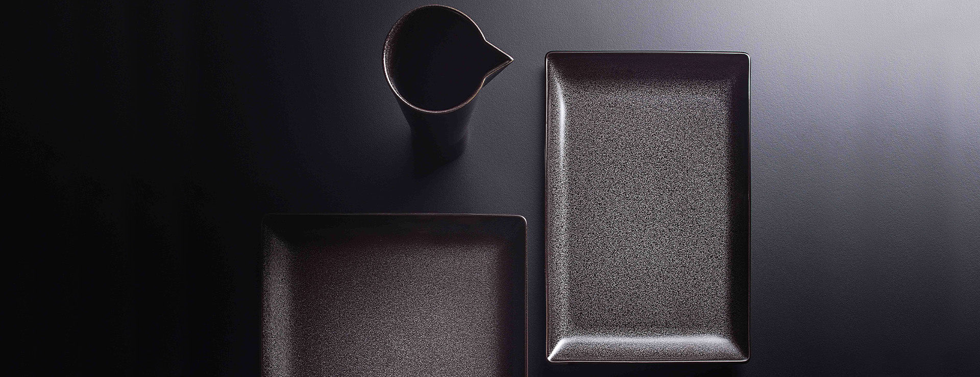 Noir Pailleté Filet Platine