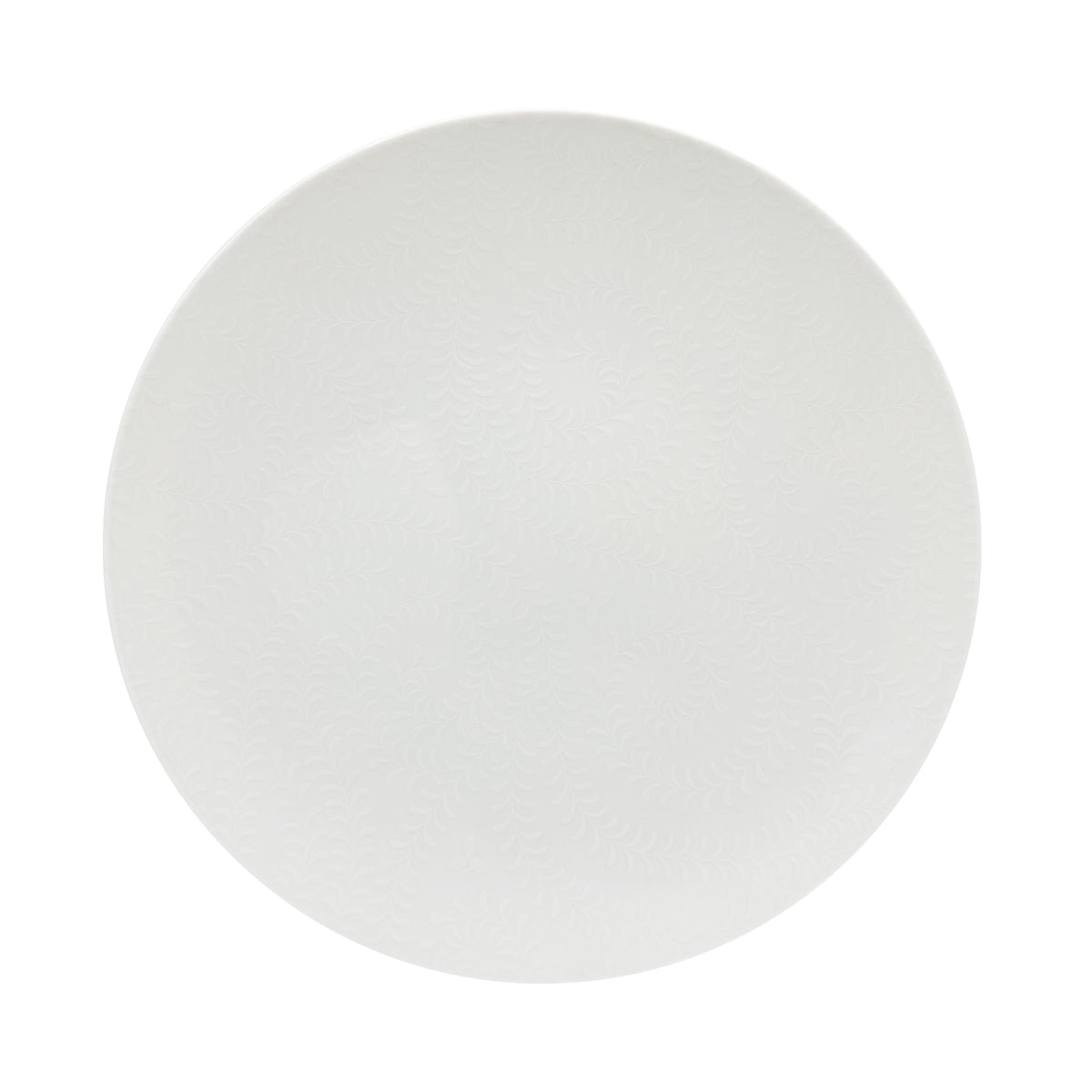 ARJUNA Blanc sur Blanc - Assiette 29 cm