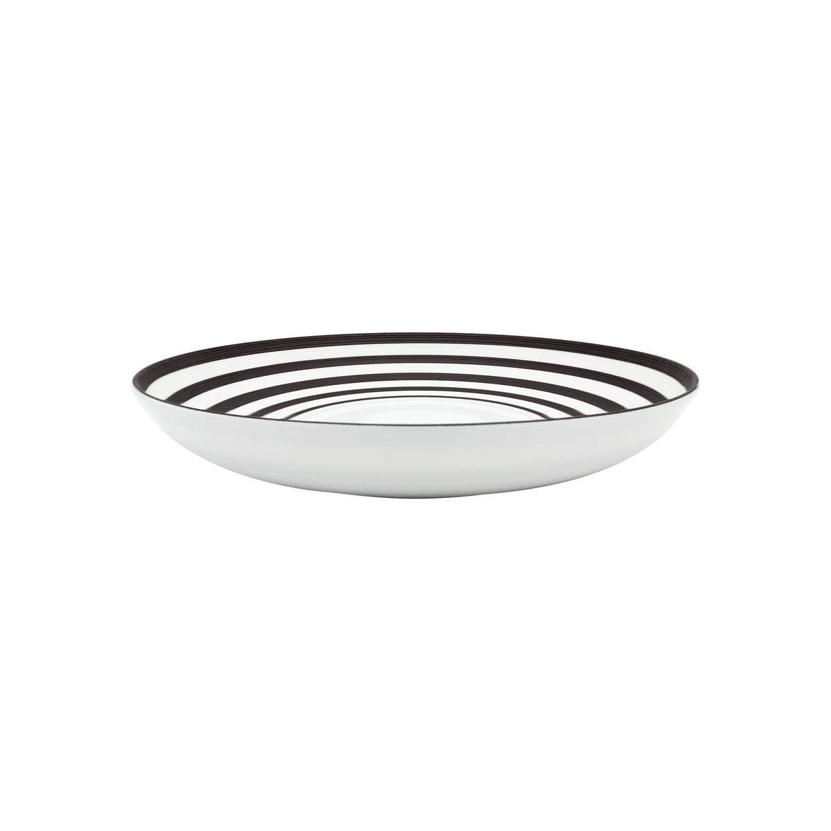 HEMISPHERE Rayé Sépia - Assiette à pâtes MM