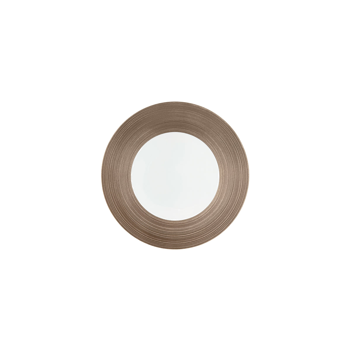 HEMISPHERE Gris Métallique - Assiette Asie 15