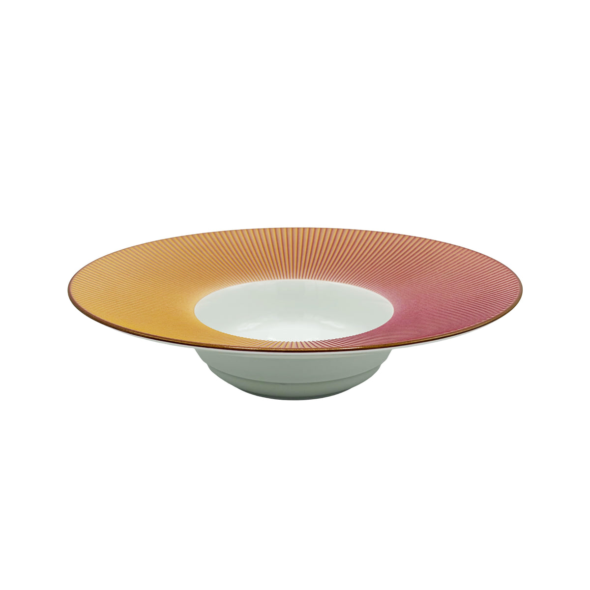 BOLERO Iridescent Blue - Large Rimmed Soup Plate