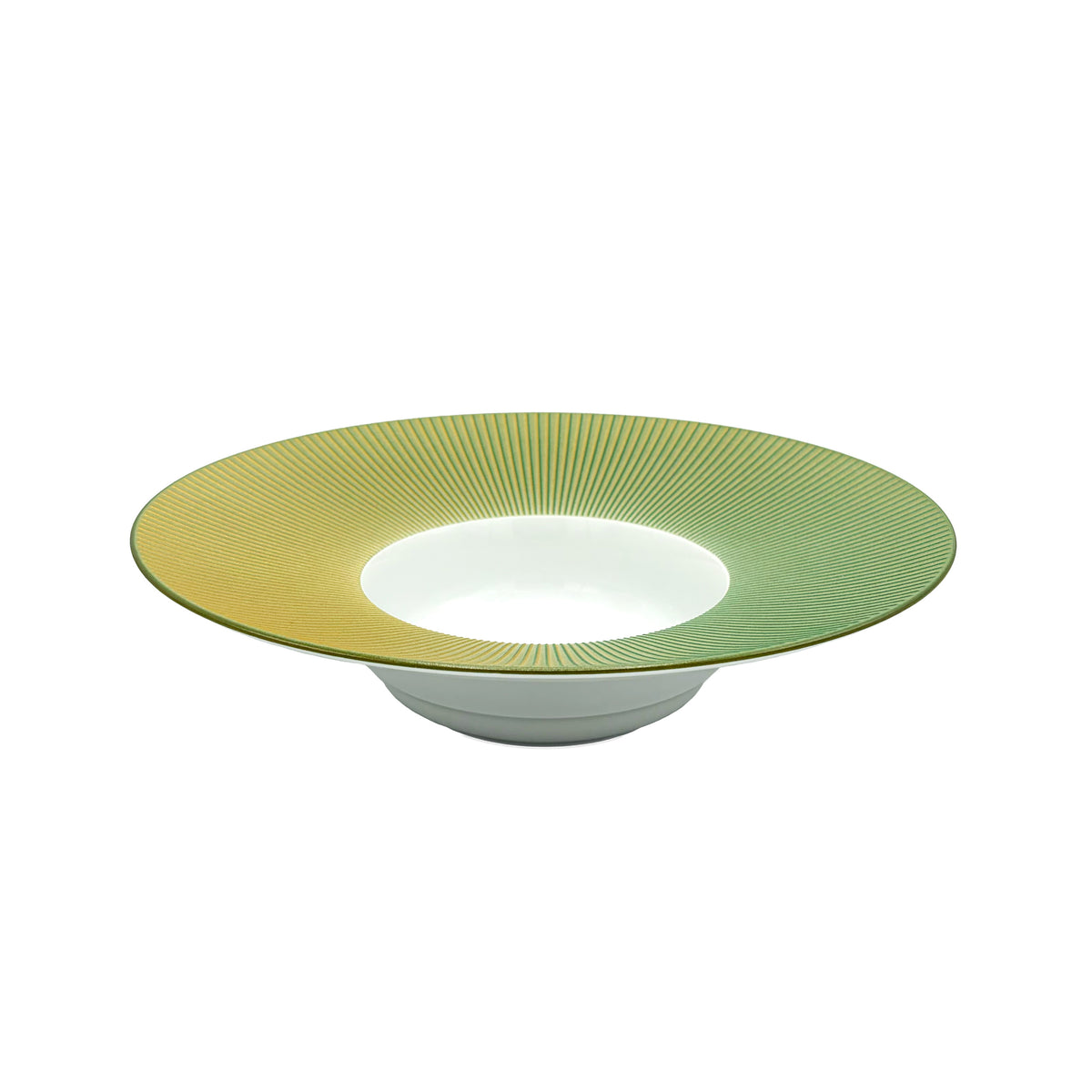 BOLERO Iridescent Blue - Large Rimmed Soup Plate