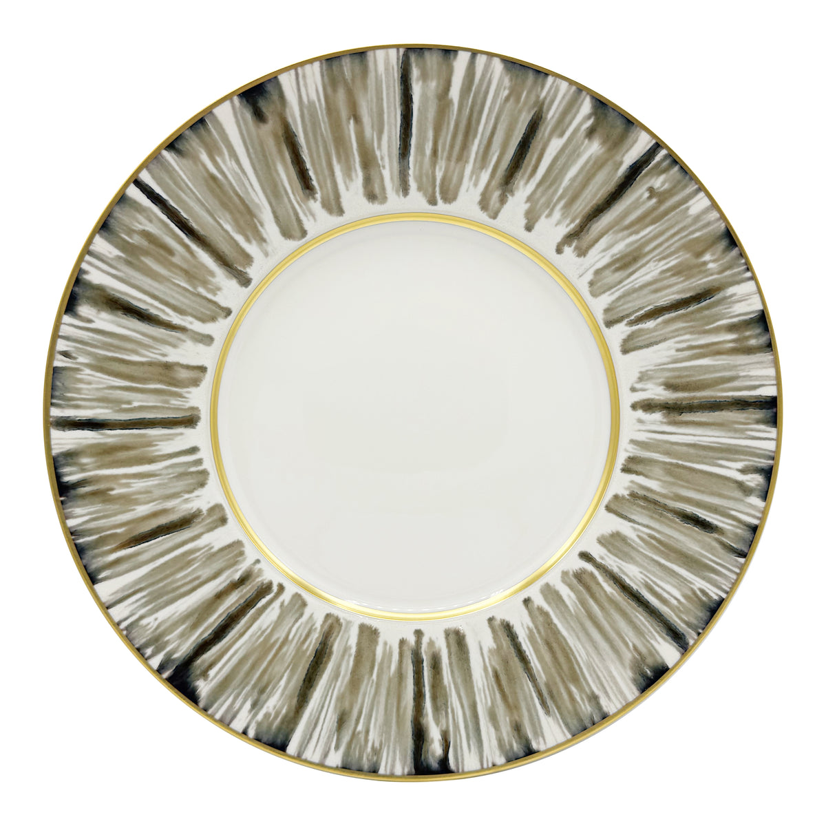 ÉCAILLE CRÈME Filet Or - Assiette de présentation, 1824