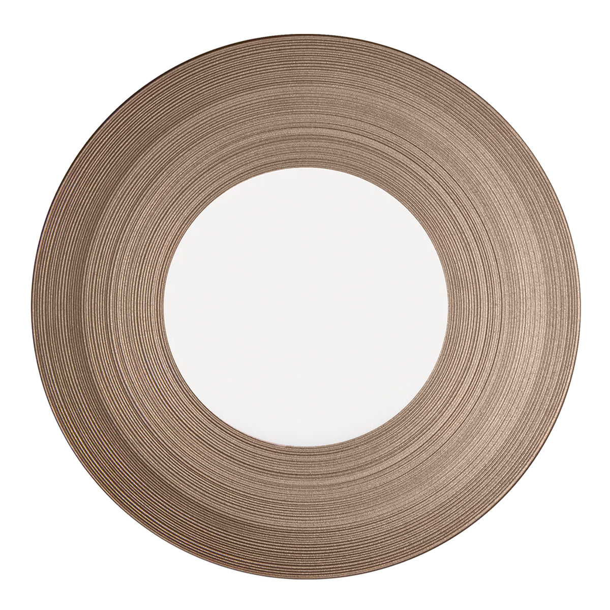 HEMISPHERE Gris Métallique - Assiette de présentation