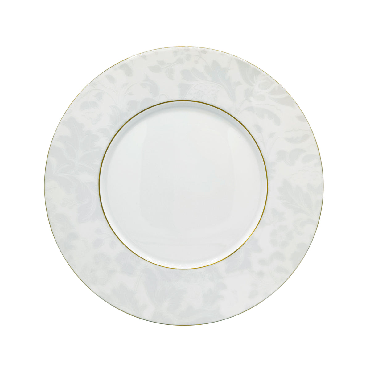 INDIENNES Bleu Perle filet Or - Assiette plate, 2011