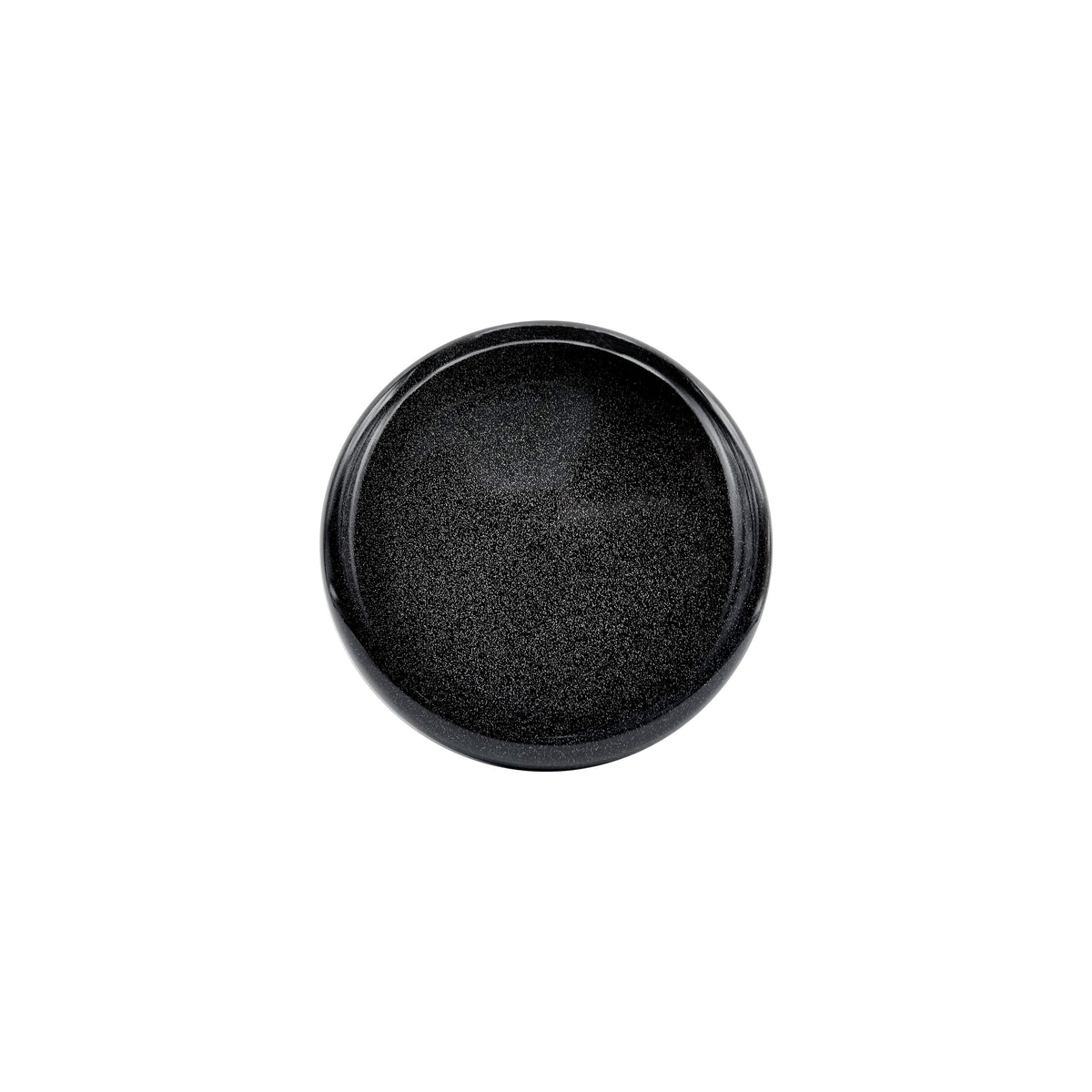 NOIR PAILLETE - Assiette plate mini Bubble