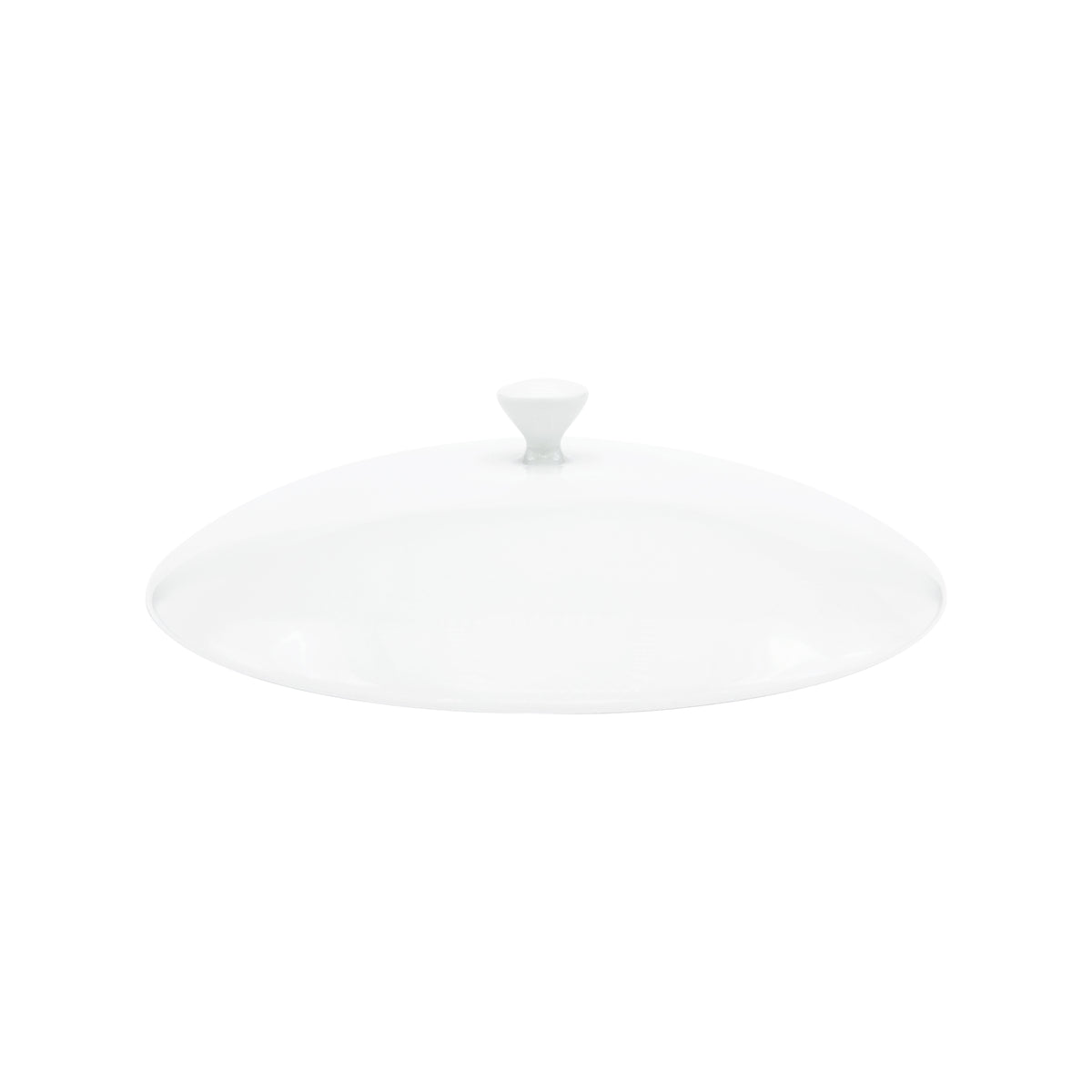 HEMISPEHRE Blanc Satiné - Cloche assiette creuse bubble
