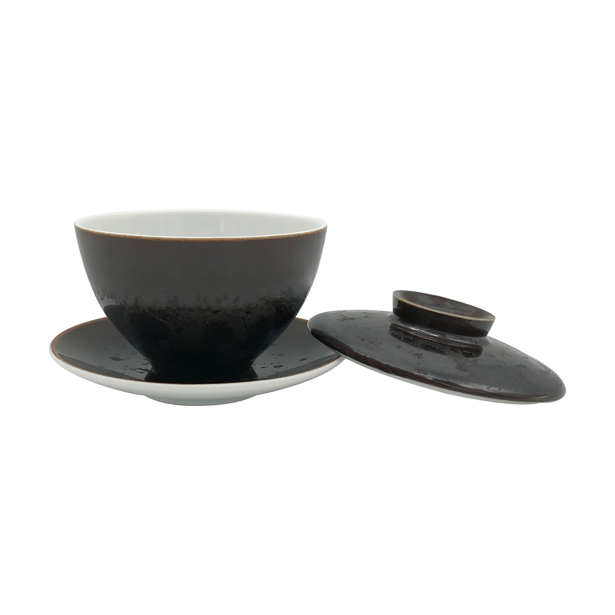 STARDUST - Tasse thé & soucoupe asiatique (couvercle inclus)