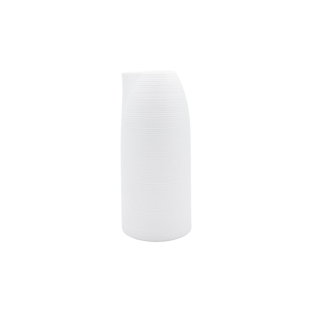 HEMISPHERE Satin White - Large Sake Bottle