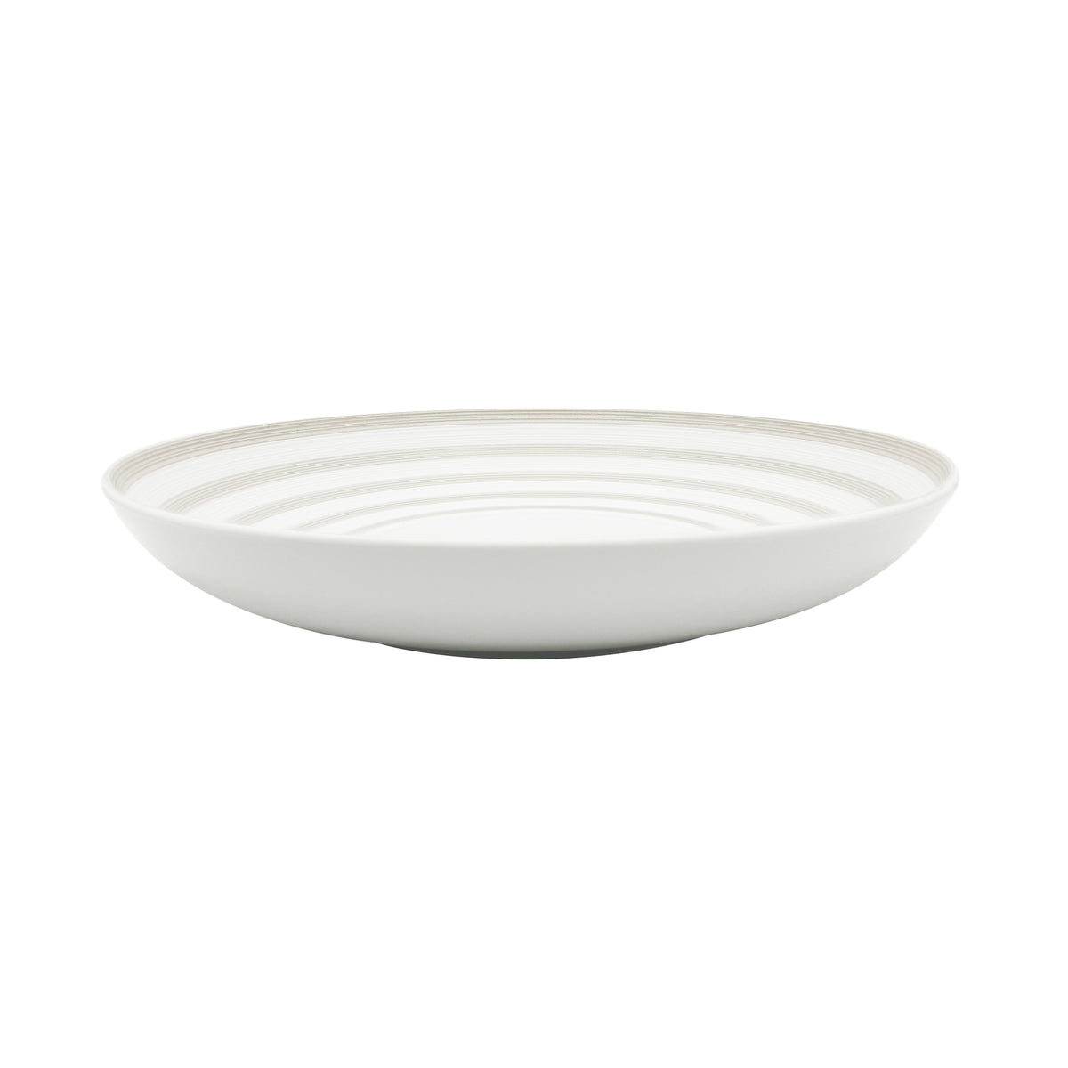 HEMISPHERE Rayé Vanille - Plat creux