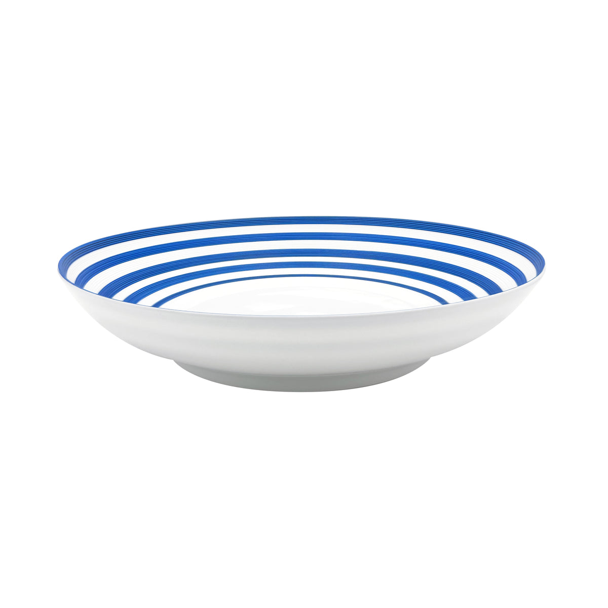 HEMISPHERE Rayé Bleu Roi - Plat creux