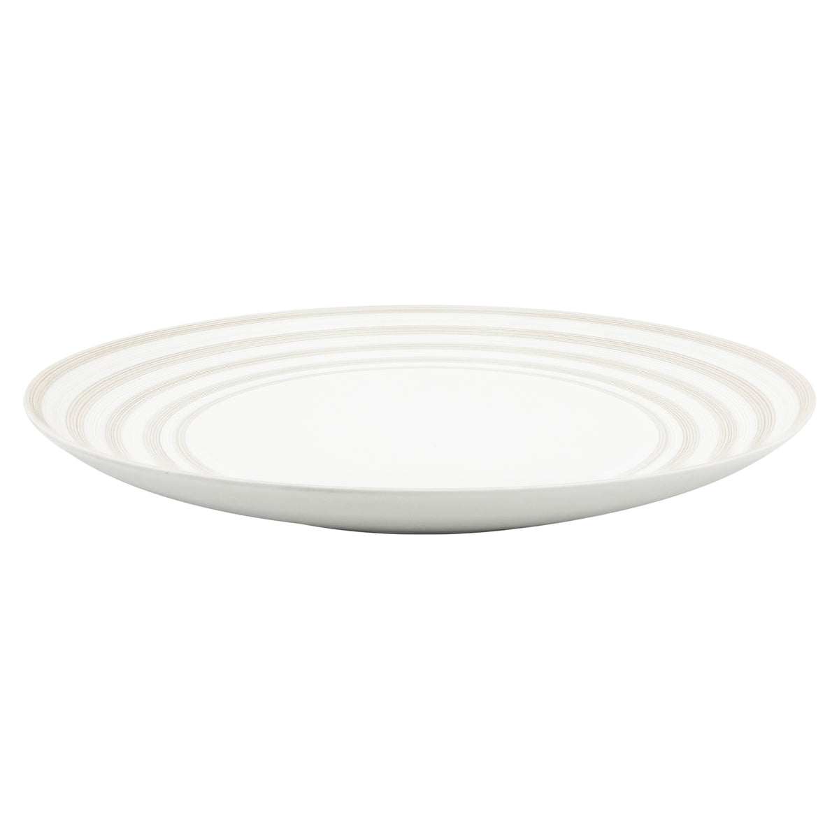 HEMISPHERE Rayé Vanille - Plat plat maxi