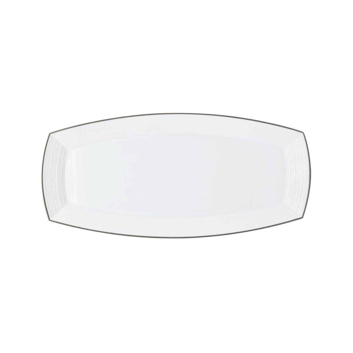 HEMISPHERE Blanc Satiné - Ravier, Filet Platine