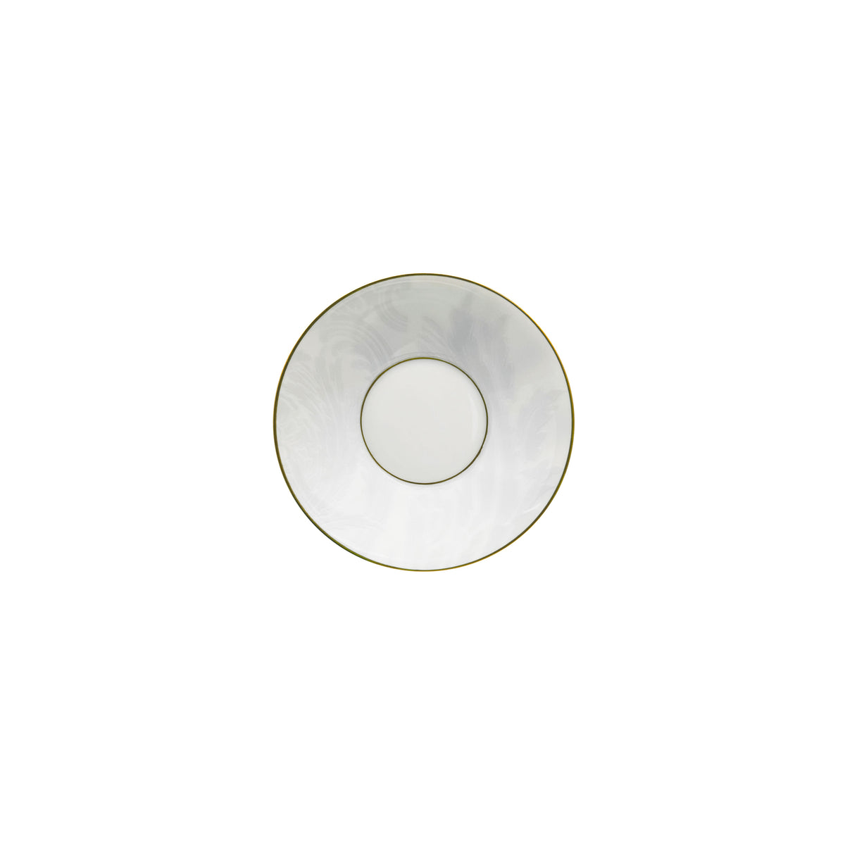 INDIENNES Bleu Perle filet Or - Tasse café & soucoupe