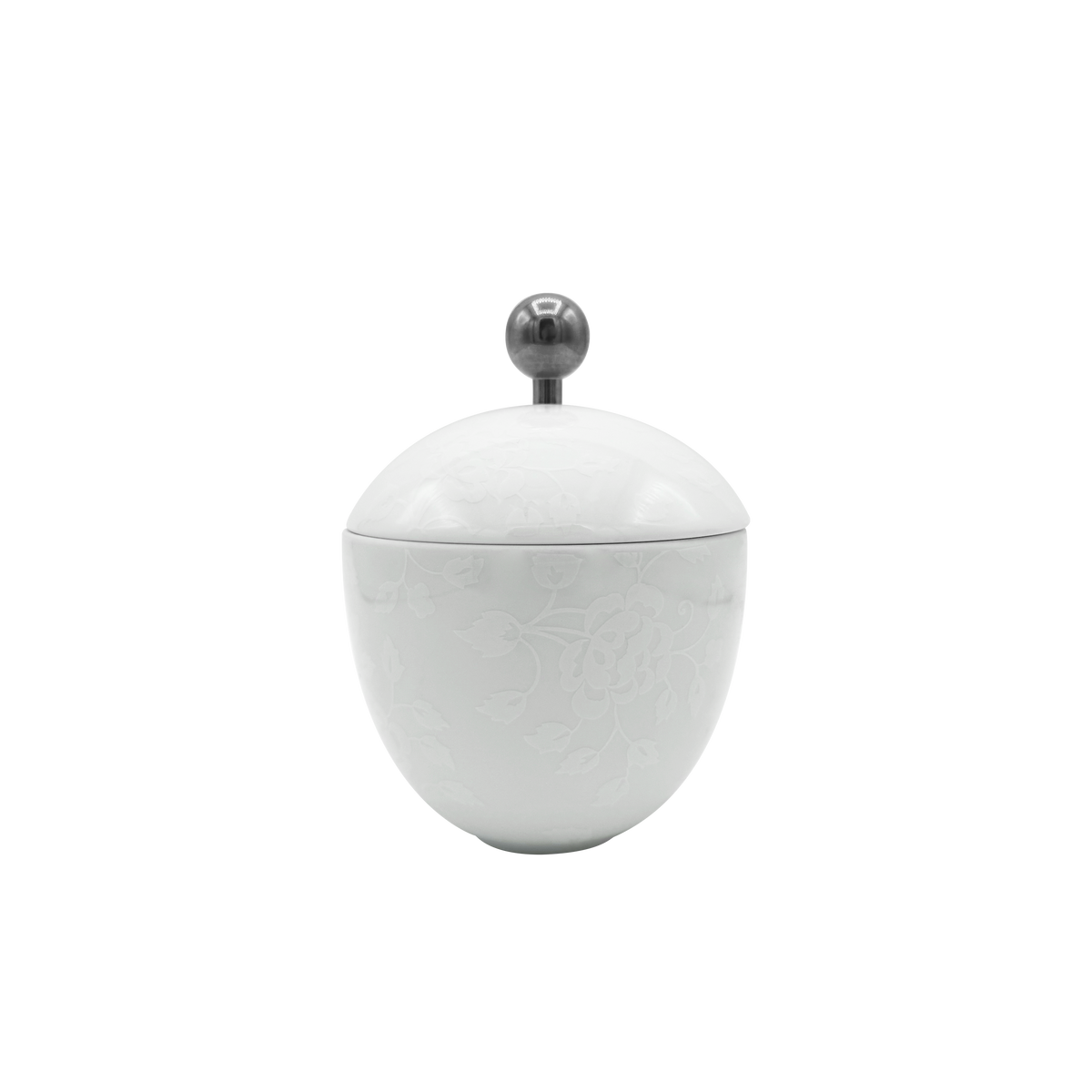 CHARDONS Blanc sur Blanc - Sucrier inox
