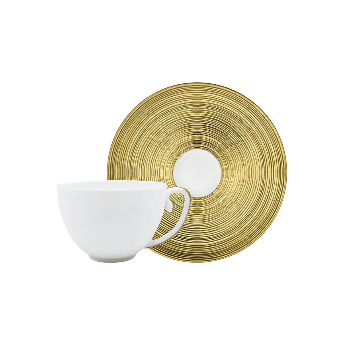 HEMISPHERE Or - Tasse café extra & soucoupe