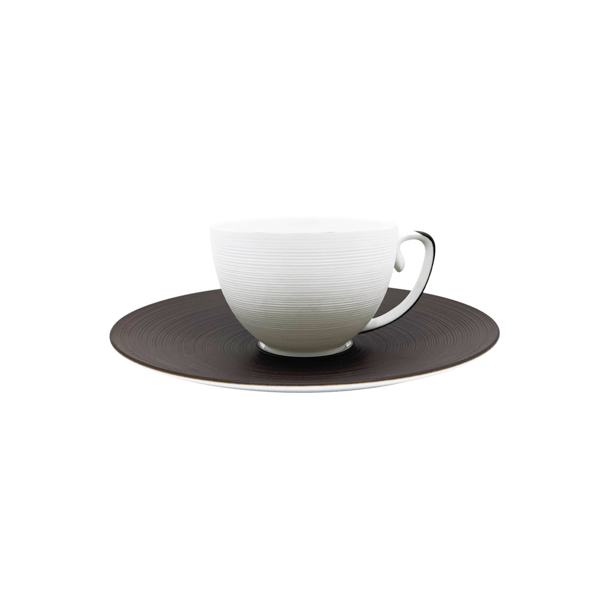 HEMISPHERE Sépia - Tasse café extra & soucoupe