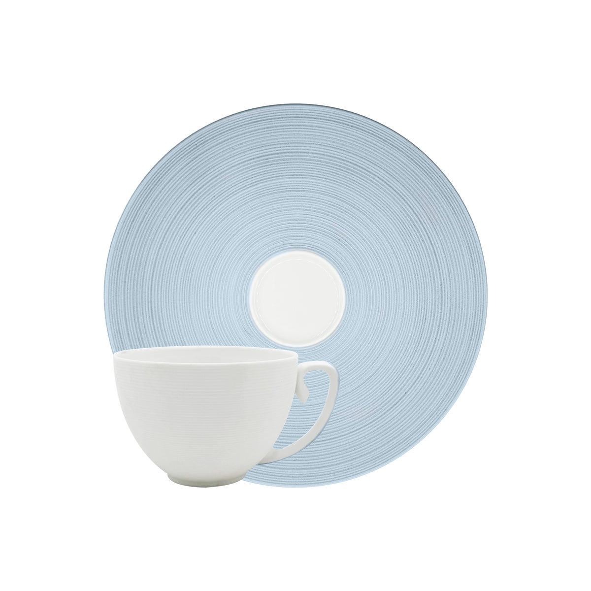 HEMISPHERE Bleu Orage - Tasse café extra & soucoupe