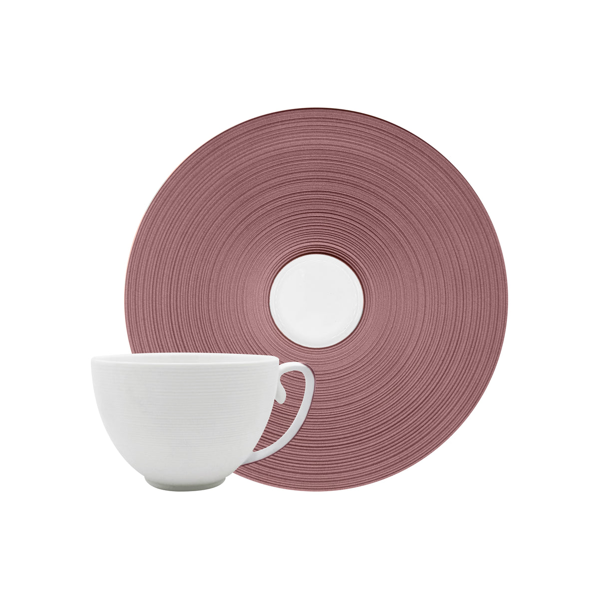 HEMISPHERE Violet Métallique - Tasse café extra & soucoupe