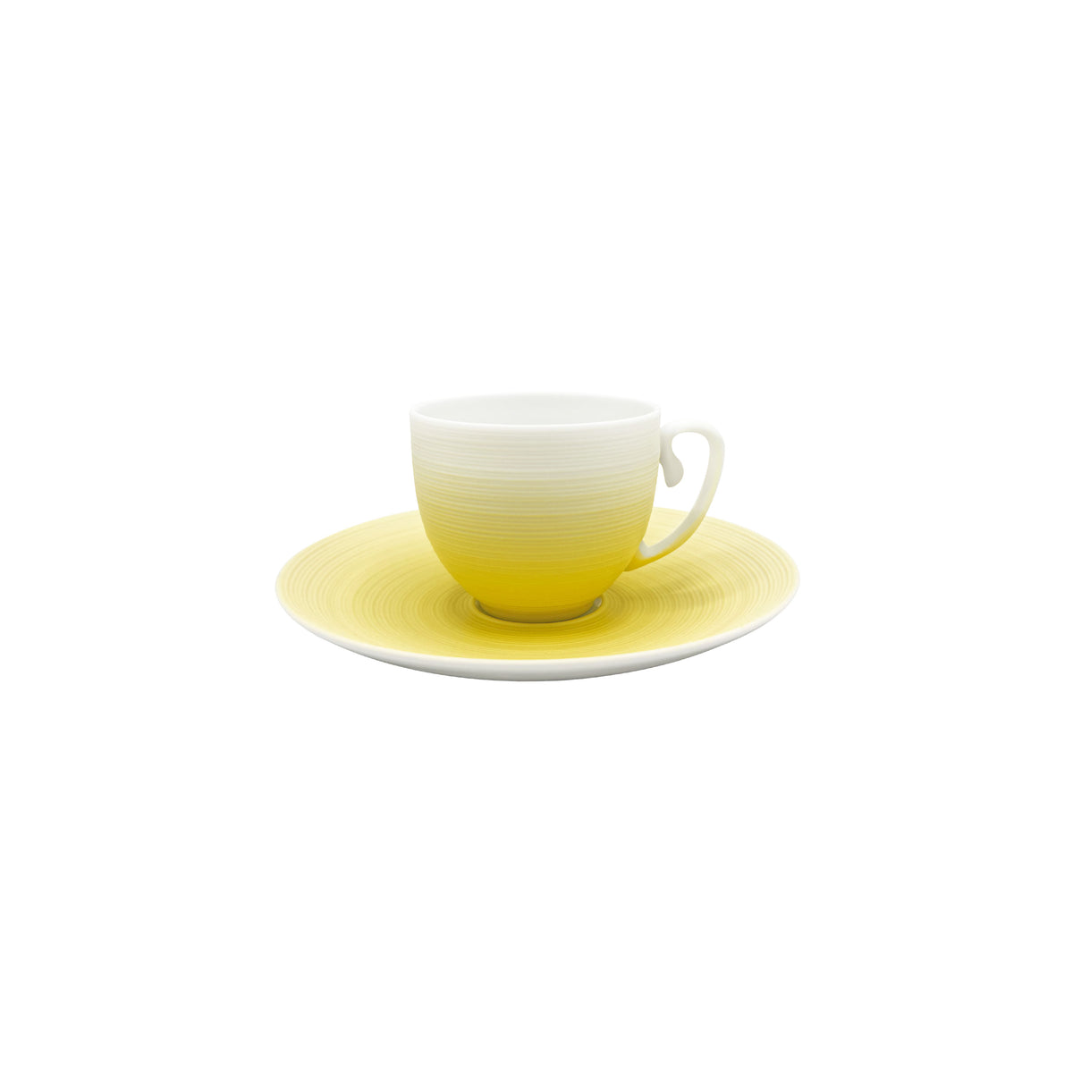 HEMISPHERE Jaune Mimosa - Tasse café & soucoupe