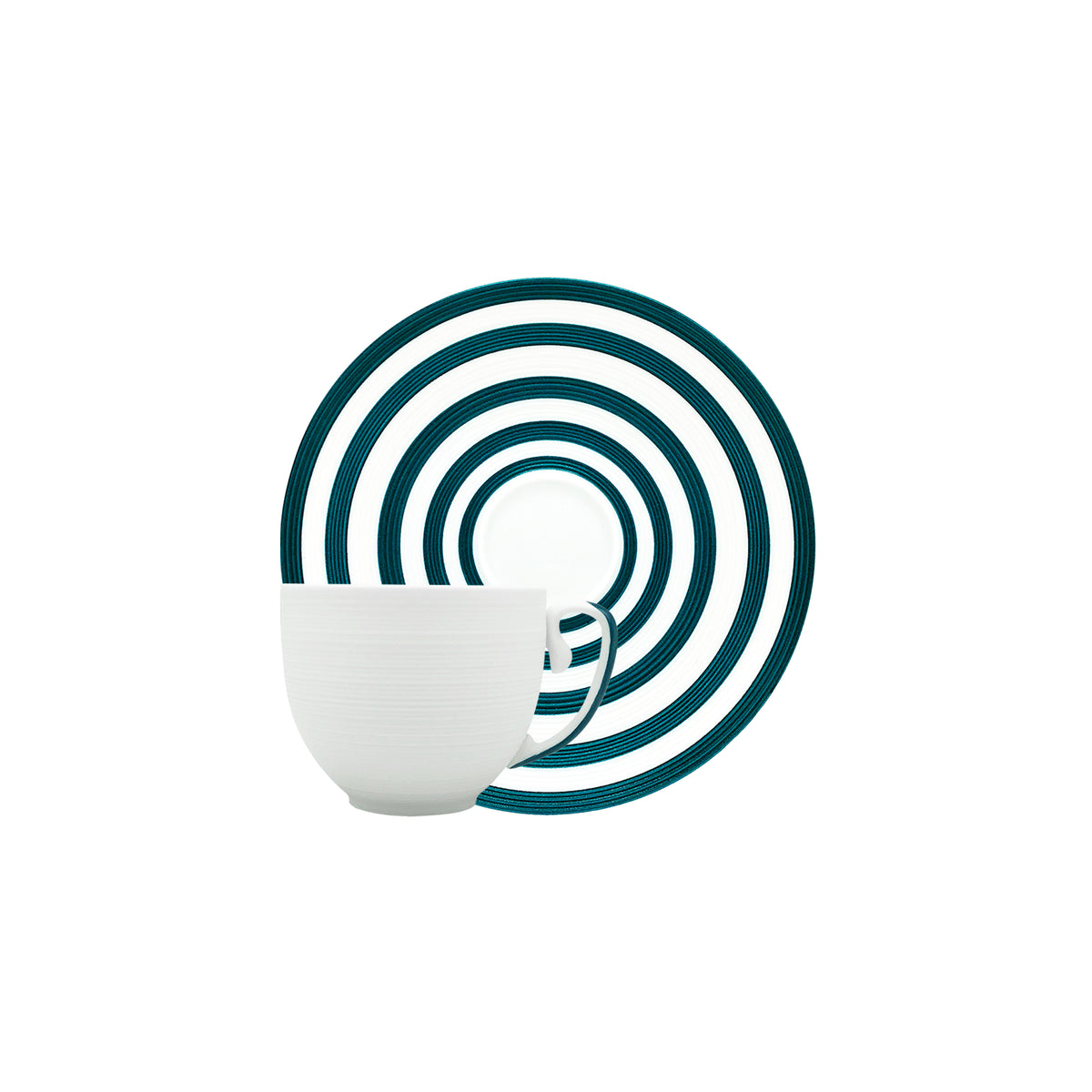 HEMISPHERE Striped Persian Blue - Coffee Cup &amp; Saucer