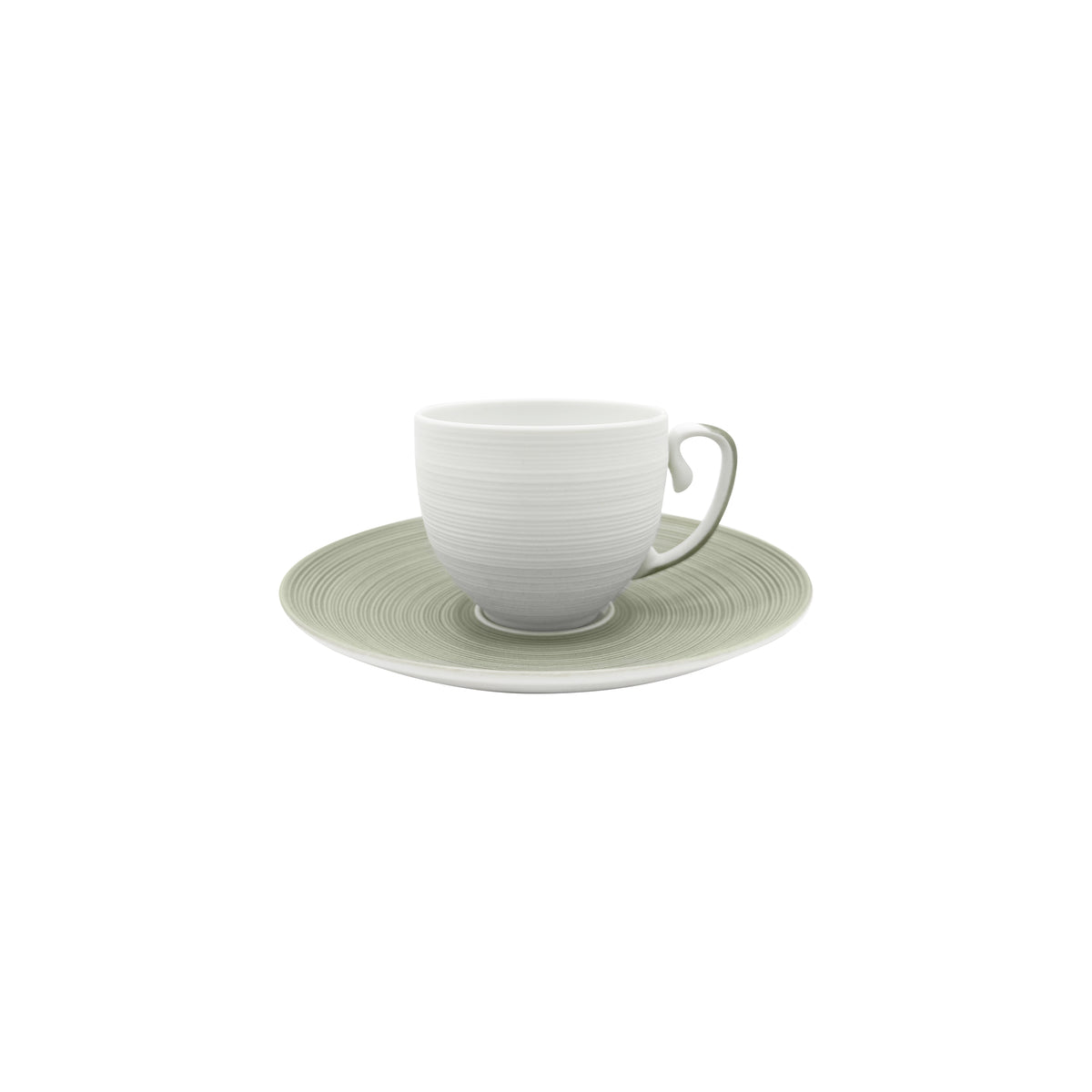 HEMISPHERE Vert Kaki - Tasse café & soucoupe