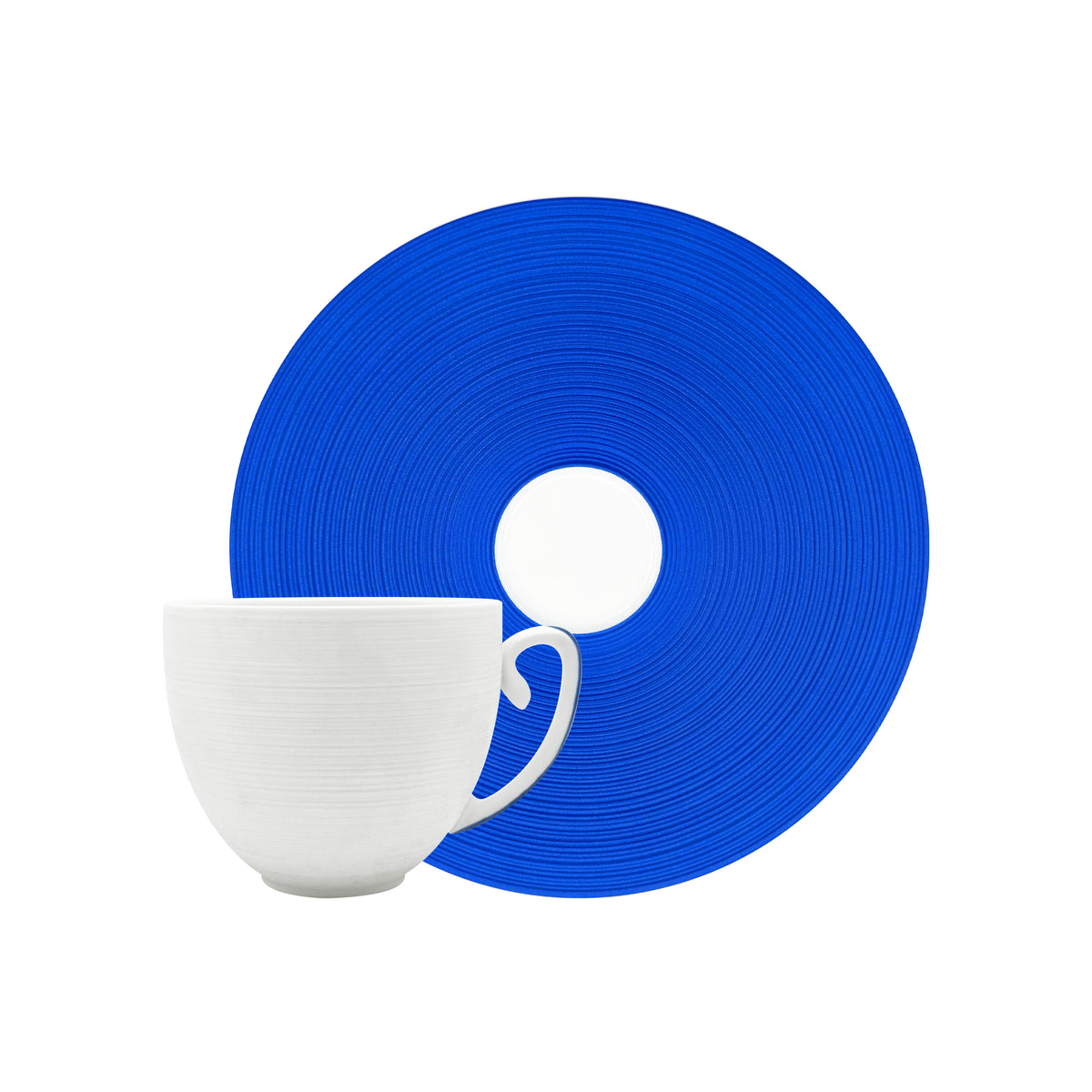 HEMISPHERE Bleu Roi - Tasse cappuccino & soucoupe