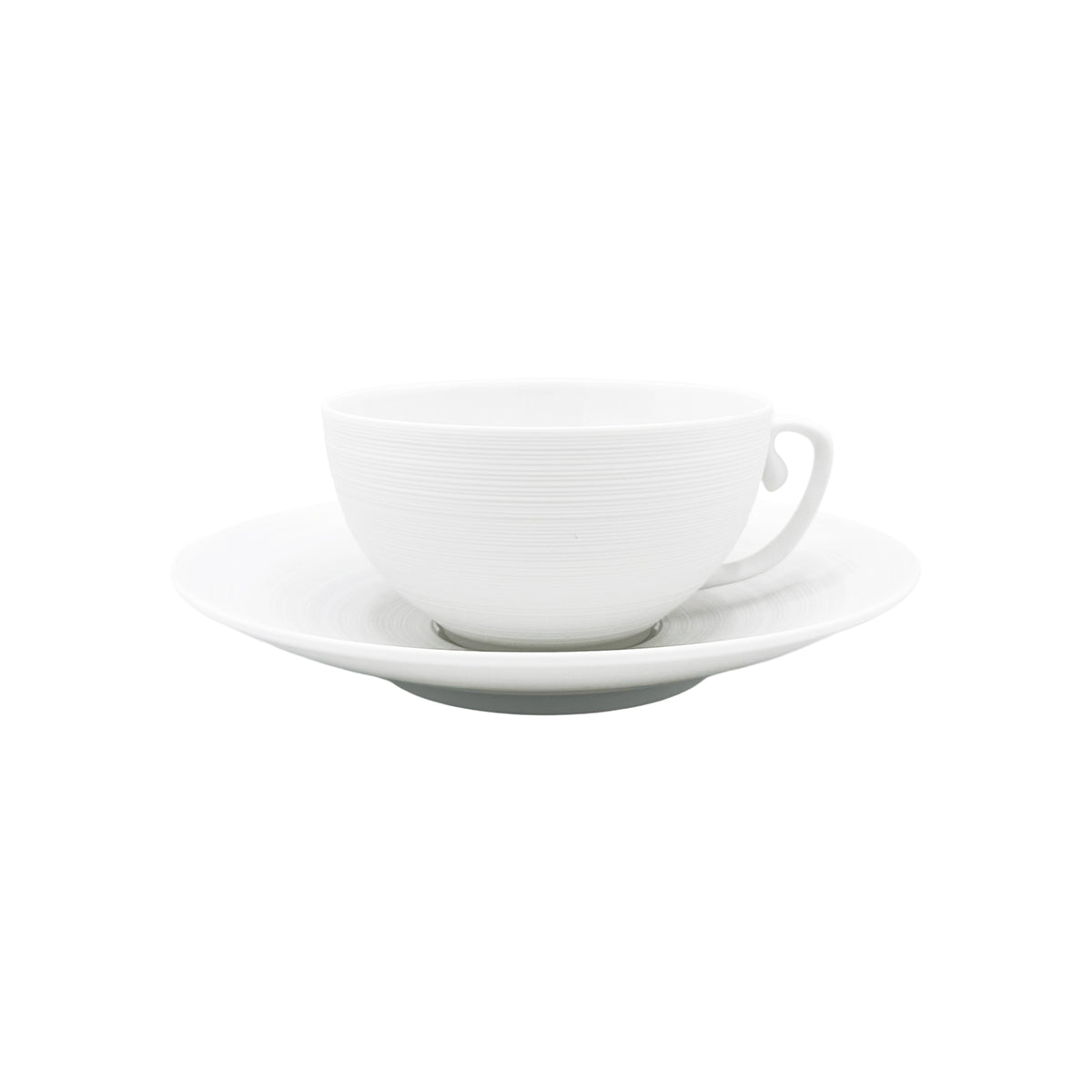 HEMISPHERE Satin White - Breakfast Cup &amp; Saucer