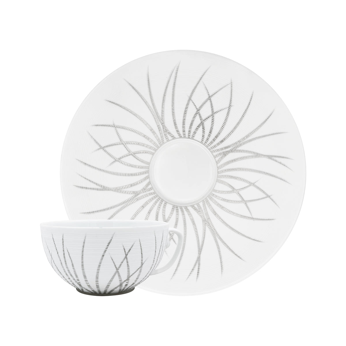 HEMISPHERE Toundra Platine - Tasse déjeuner & soucoupe