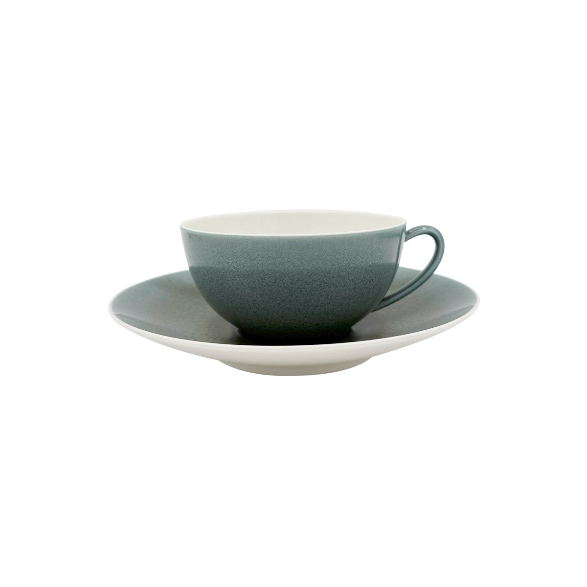 TODRA Vert - Tasse déjeuner & soucoupe