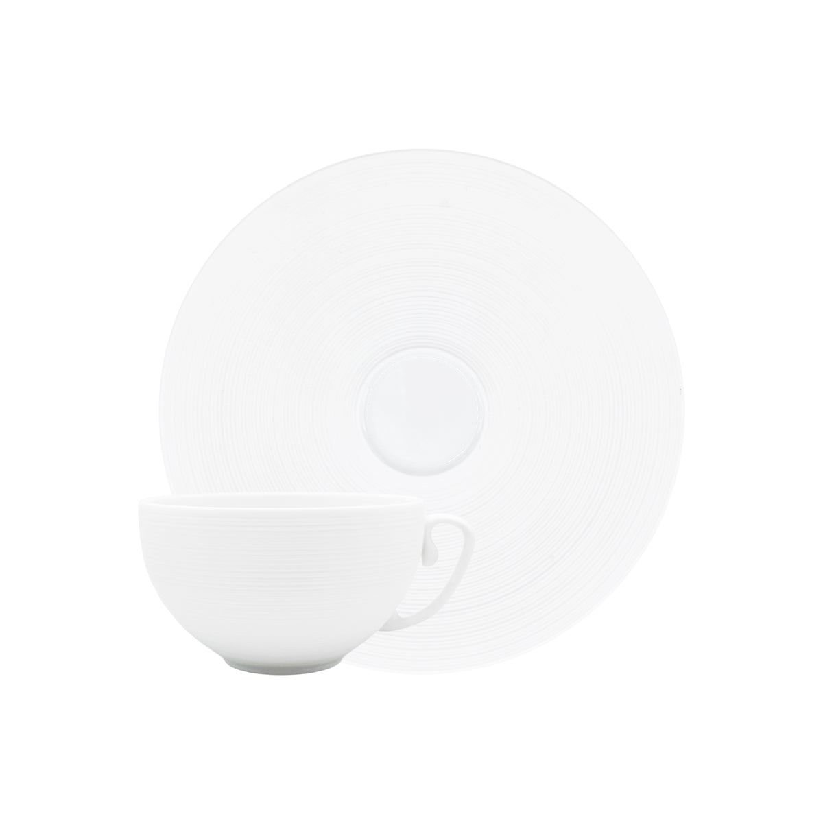 HEMISPHERE Satin White - Tea Cup &amp; Saucer