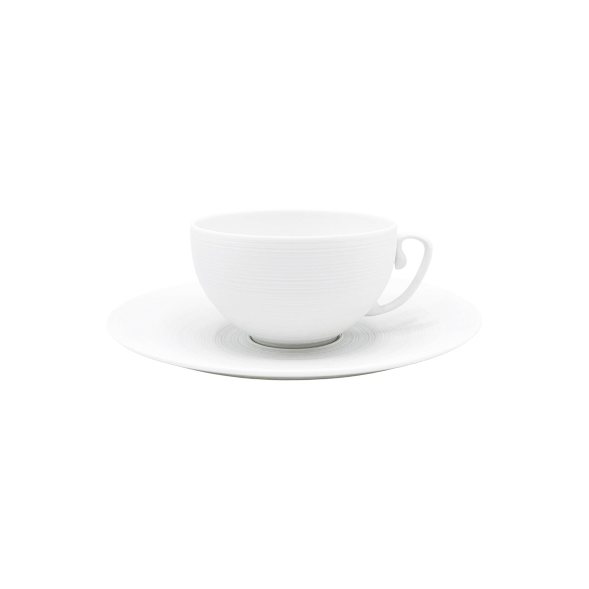 HEMISPHERE Satin White - Tea Cup &amp; Saucer