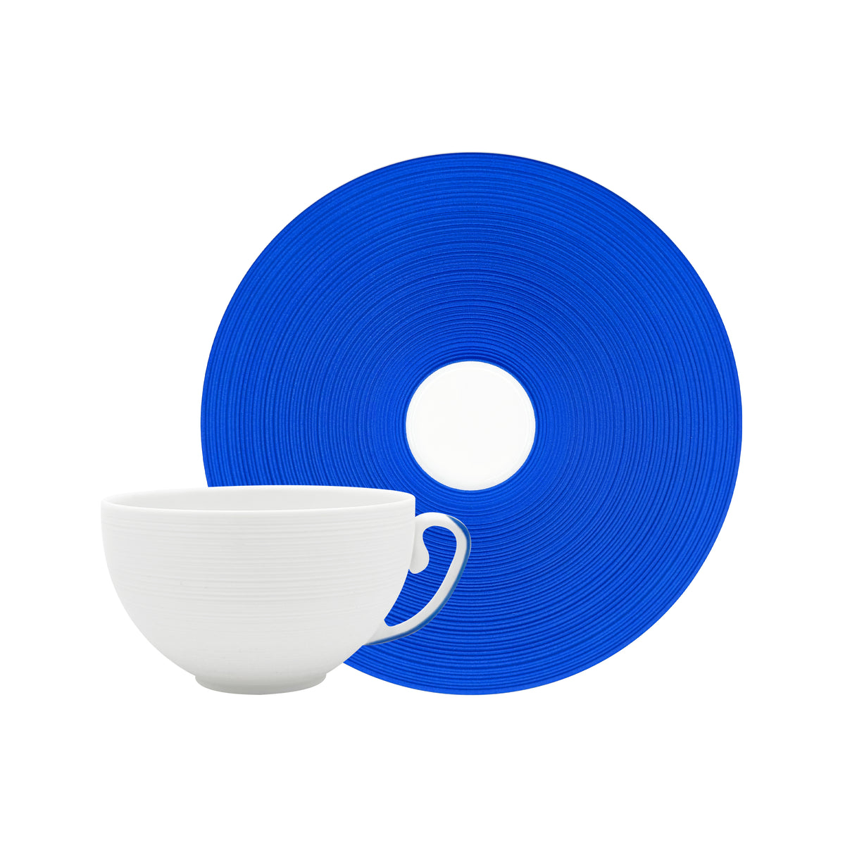 HEMISPHERE Bleu Roi - Tasse thé & soucoupe