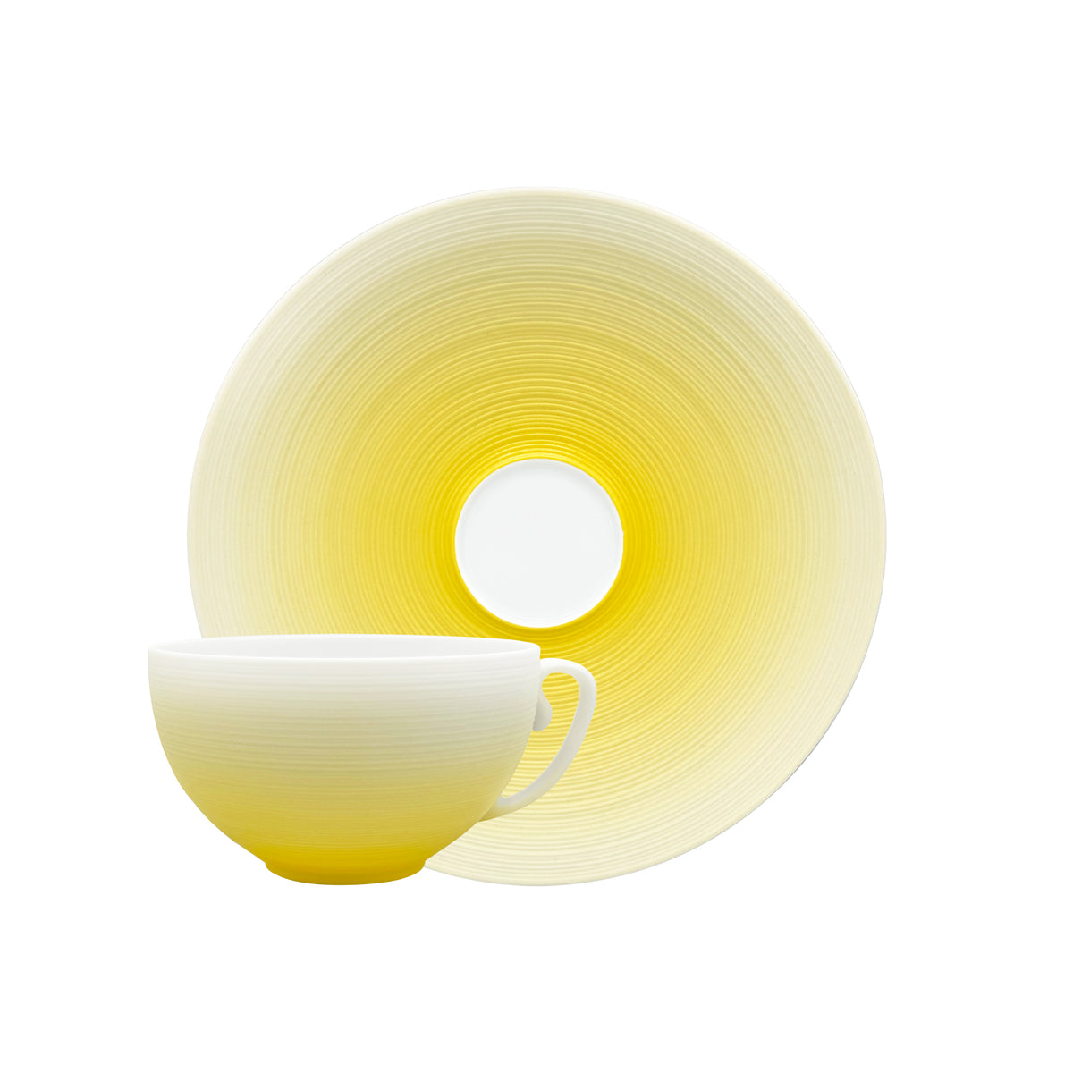 HEMISPHERE Jaune Mimosa - Tasse thé & soucoupe