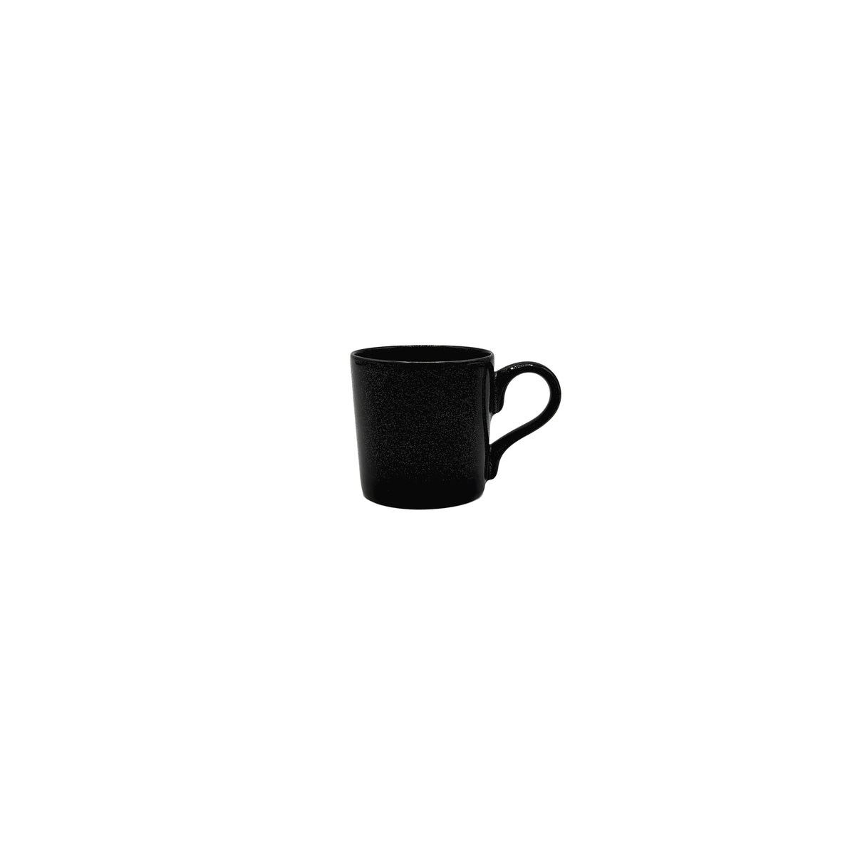 NOIR PAILLETÉ - Tasse café & soucoupe