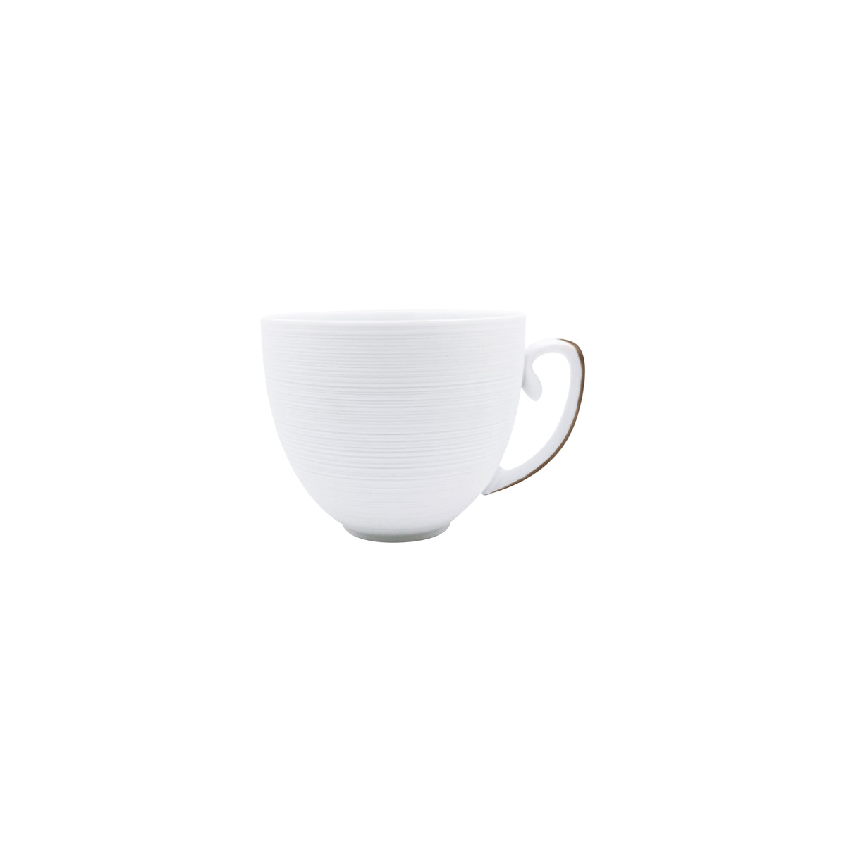 HEMISPHERE Gris Métallique - Tasse cappuccino & soucoupe