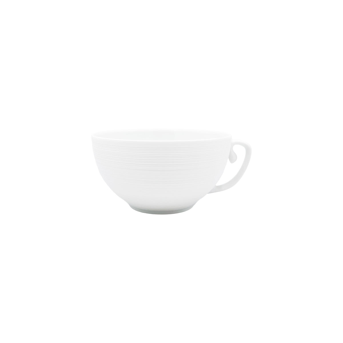 HEMISPHERE Satin White - Breakfast Cup &amp; Saucer