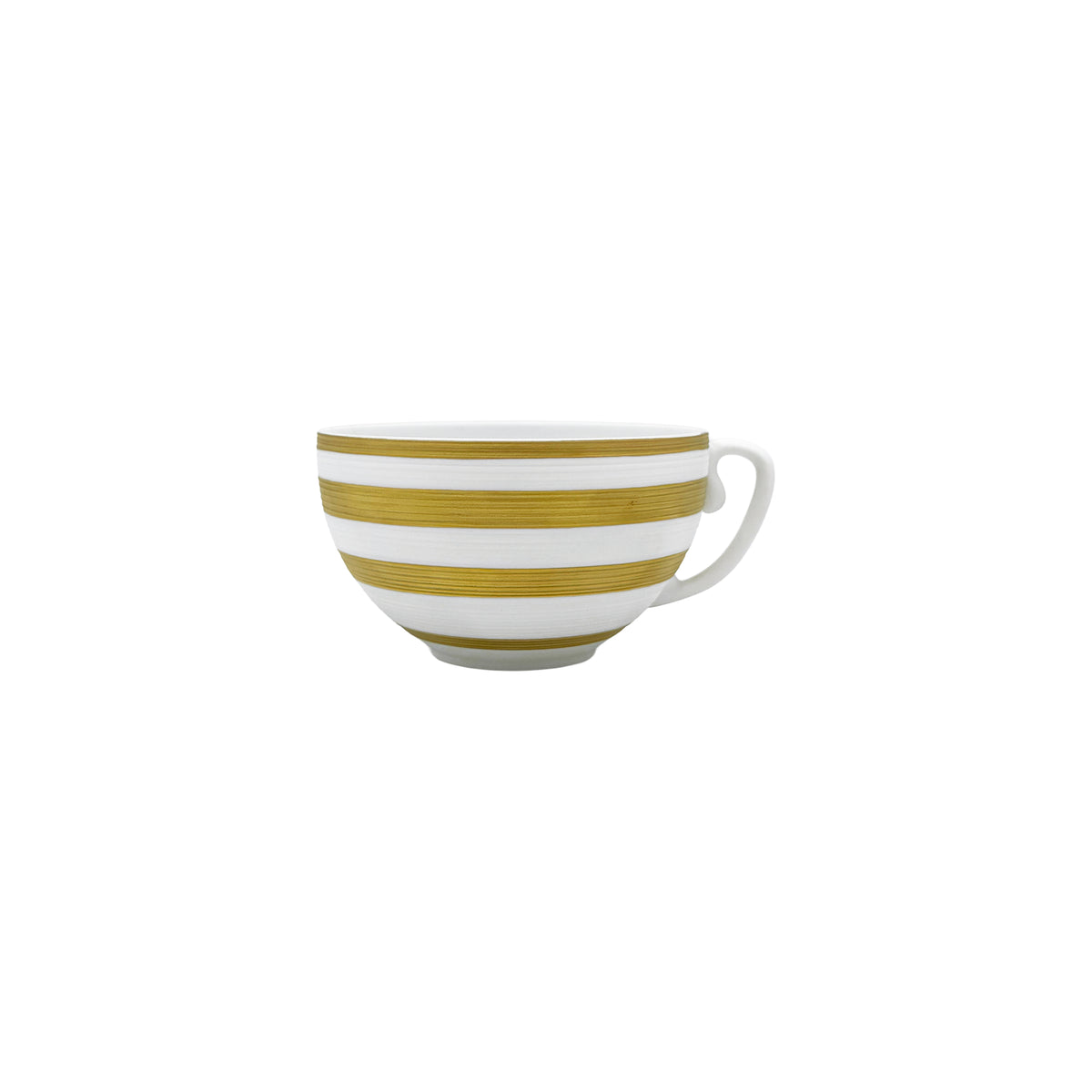 HEMISPHERE Rayé Or - Tasse thé & soucoupe