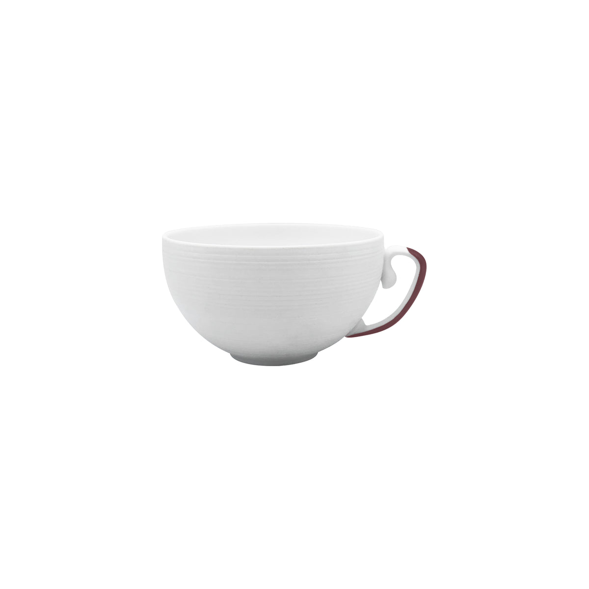 HEMISPHERE Violet Métallique - Tasse thé & soucoupe