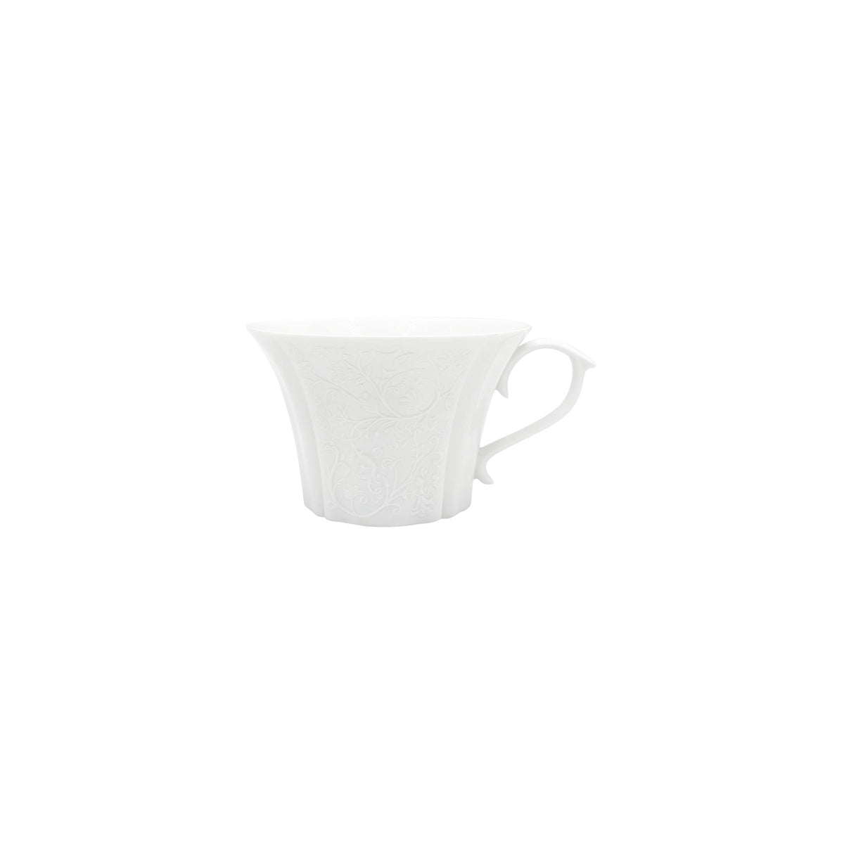 SWAN Blanc Satiné - Tasse thé & soucoupe