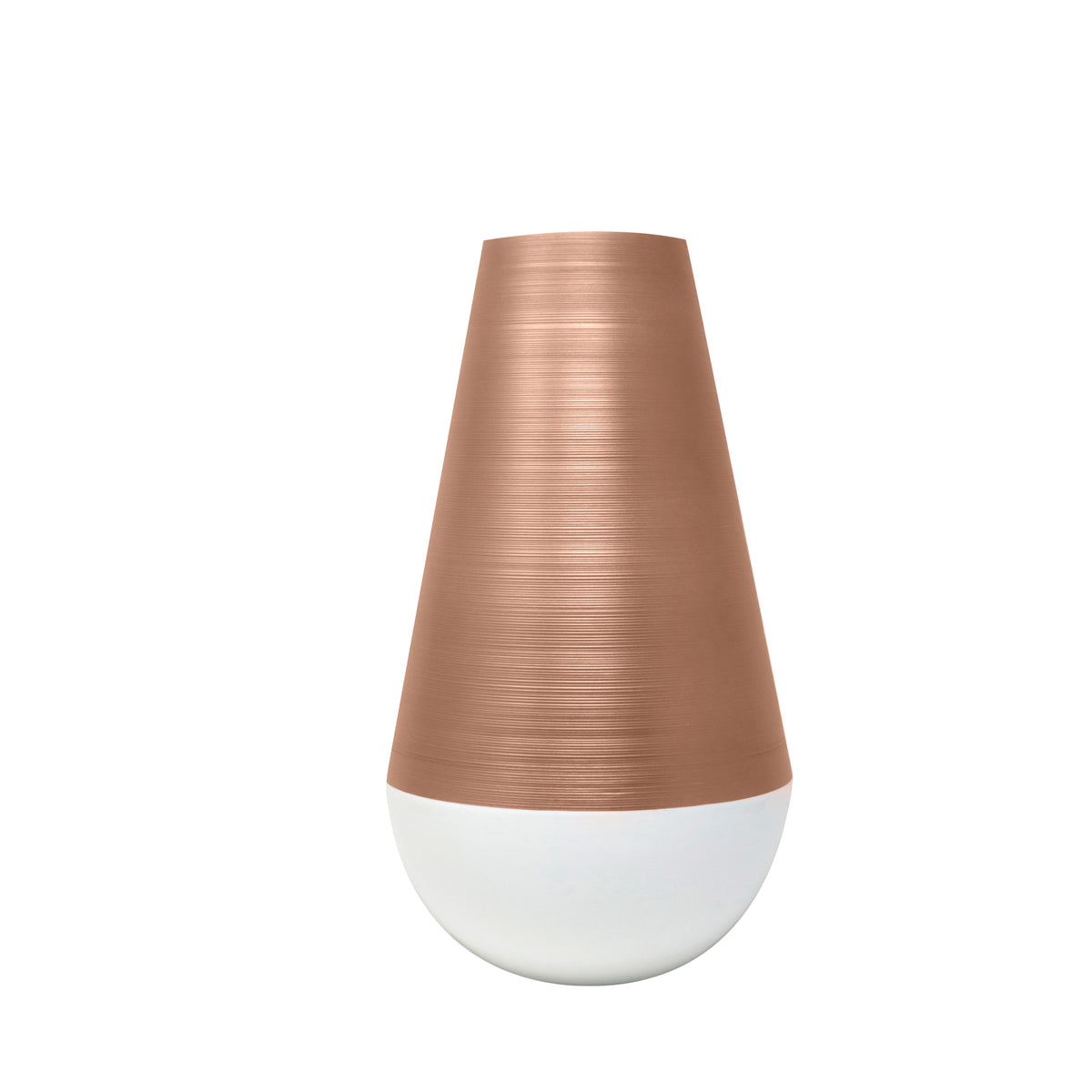 HEMISPHERE Rose Métallique - Vase GM