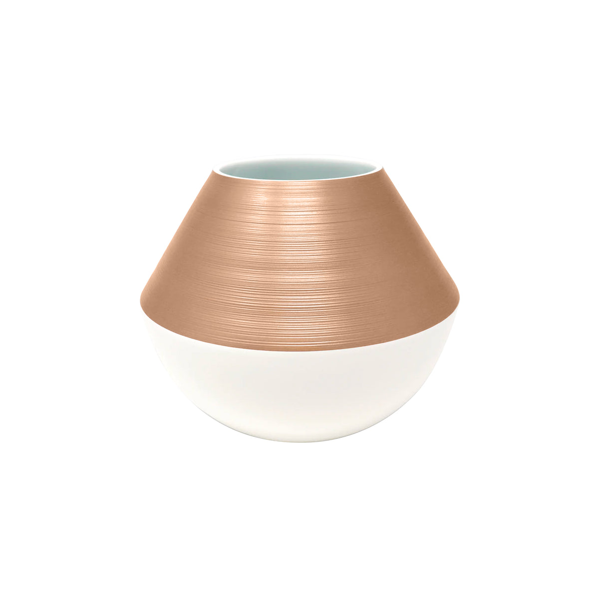 HEMISPHERE Rose Métallique - Vase PM