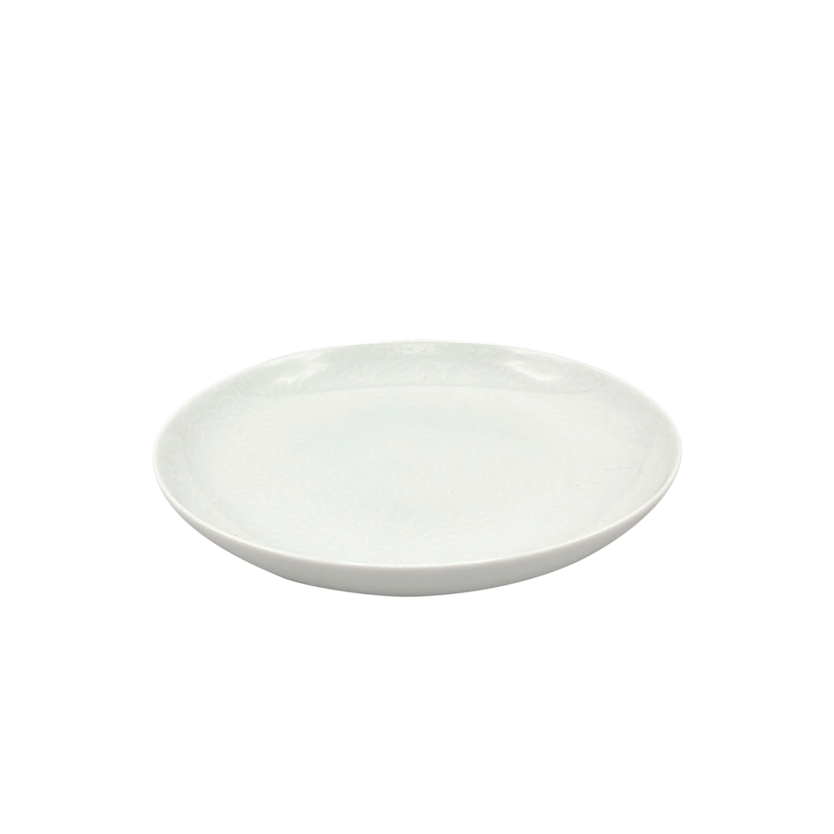 ARJUNA blanc sur blanc - Assiette à pâtes